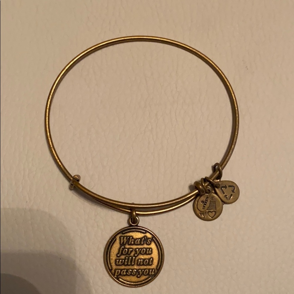 Alex and Ani quote bracelet